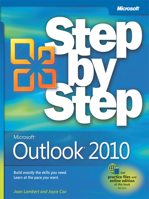 Cover image for Microsoft Outlook 2010 Step by Step